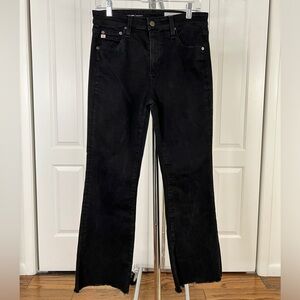 AG Farrah boot crop high rise black 30